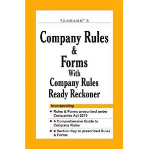 Taxmann's Company Rules & Forms with Company Rules Ready Reckoner - Paperback